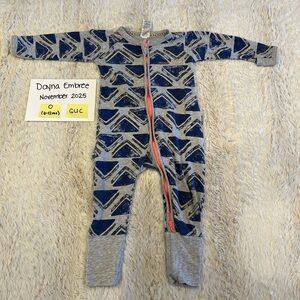 Bonds wondersuit Blue and Gray Kids zippy